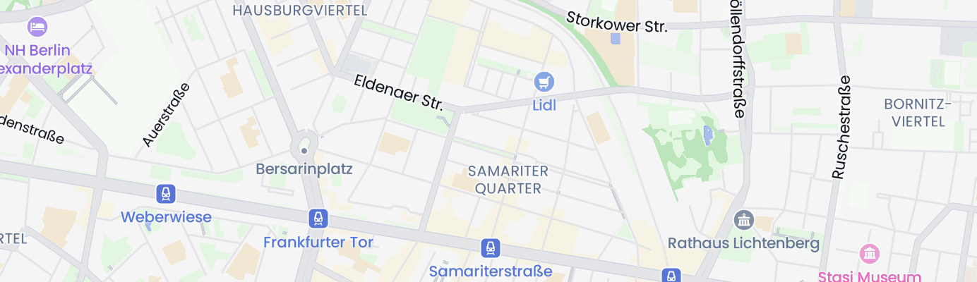 Karte mit dem ungefähren Standort