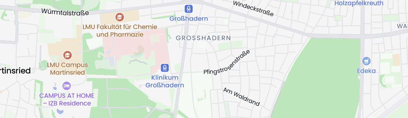 Karte mit dem ungefähren Standort