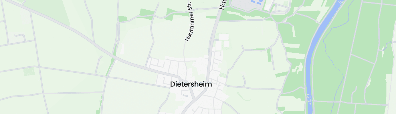 Karte mit dem ungefähren Standort