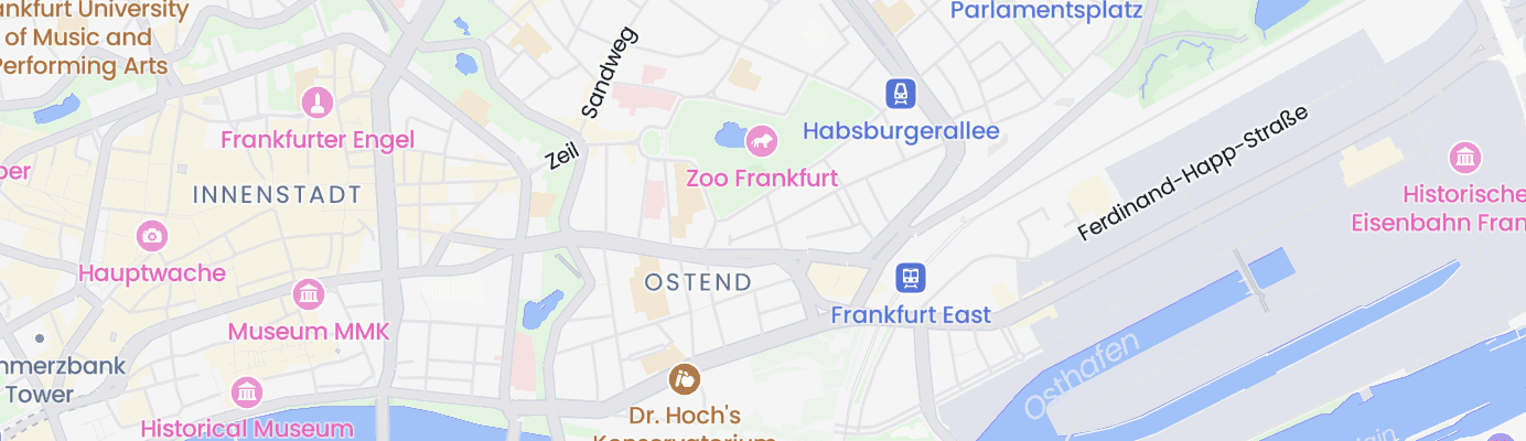 Karte mit dem ungefähren Standort