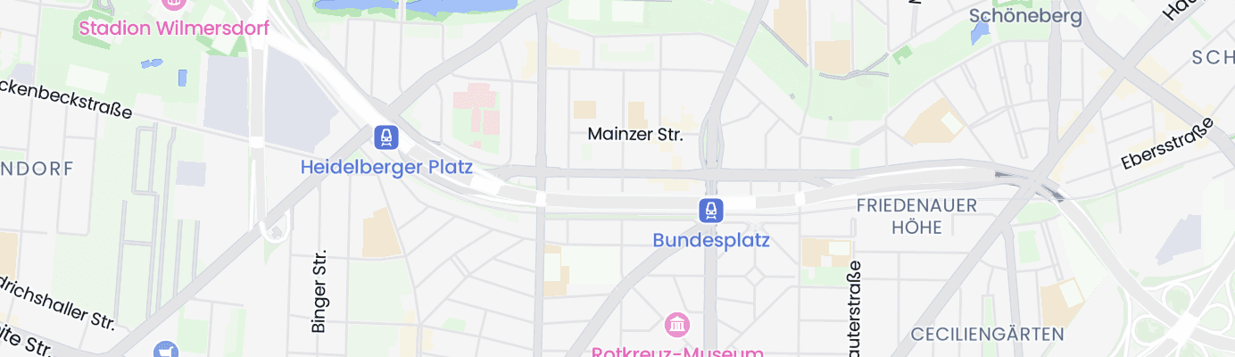 Karte mit dem ungefähren Standort