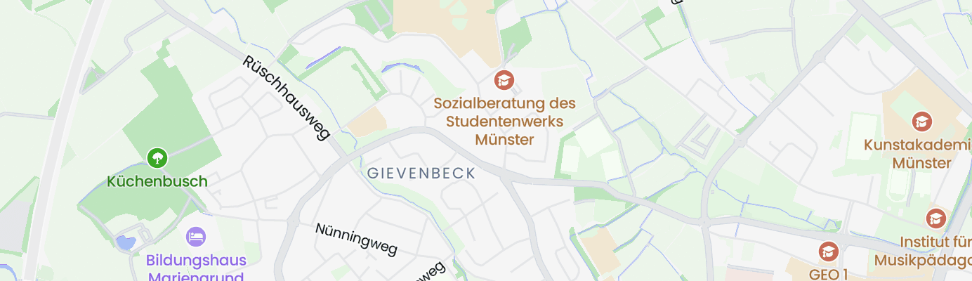 Karte mit dem ungefähren Standort