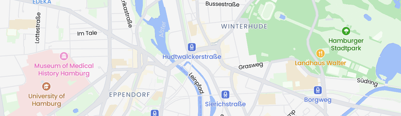 Karte mit dem ungefähren Standort