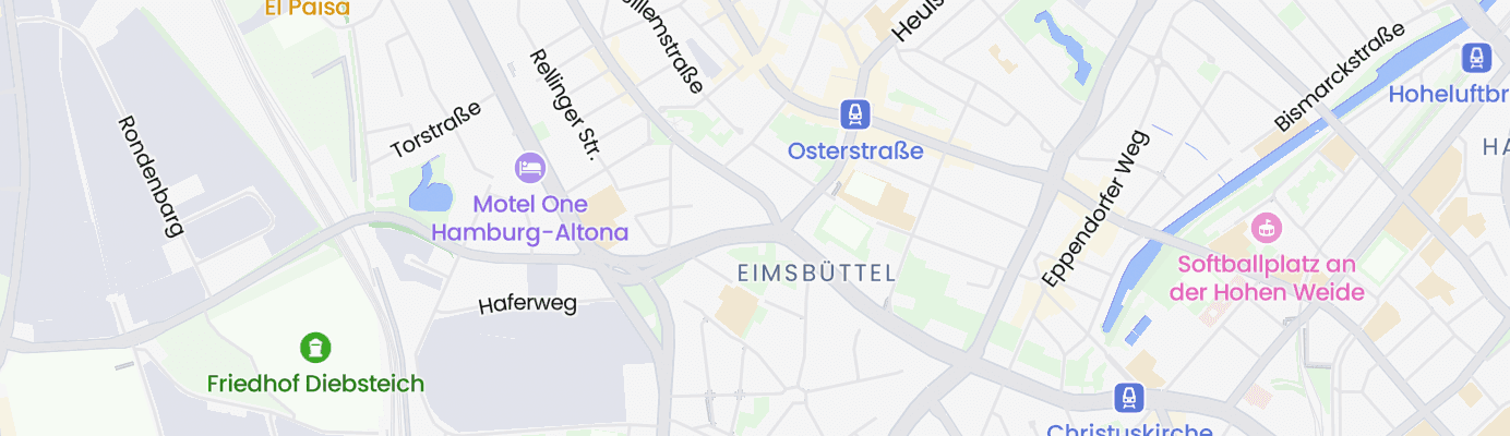 Karte mit dem ungefähren Standort