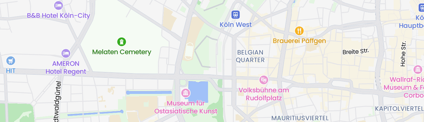 Karte mit dem ungefähren Standort