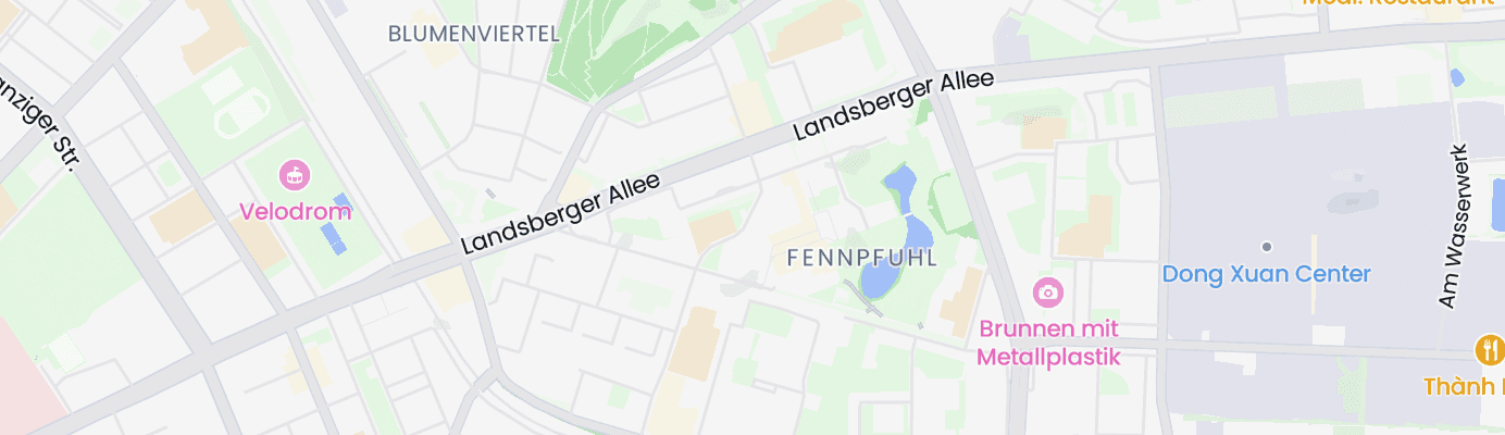Karte mit dem ungefähren Standort