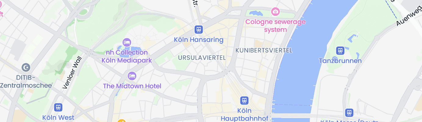 Karte mit dem ungefähren Standort