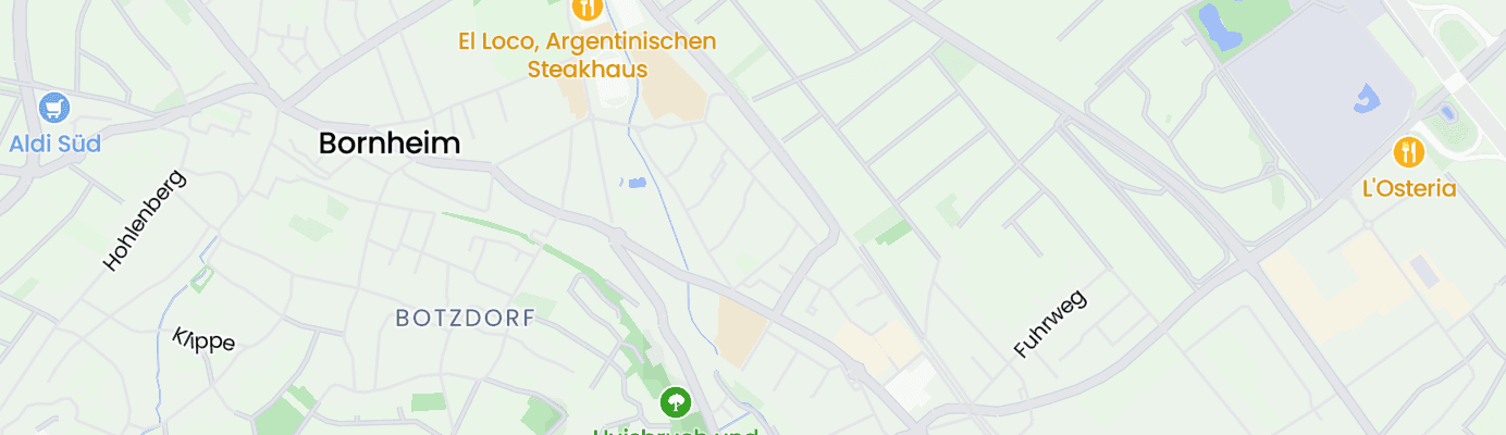 Karte mit dem ungefähren Standort