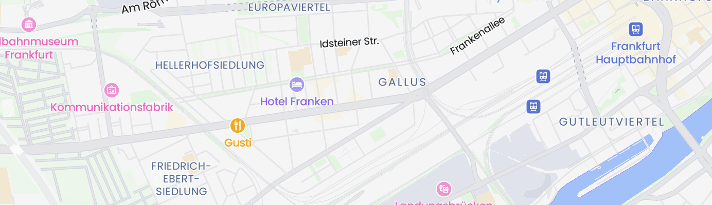 Karte mit dem ungefähren Standort