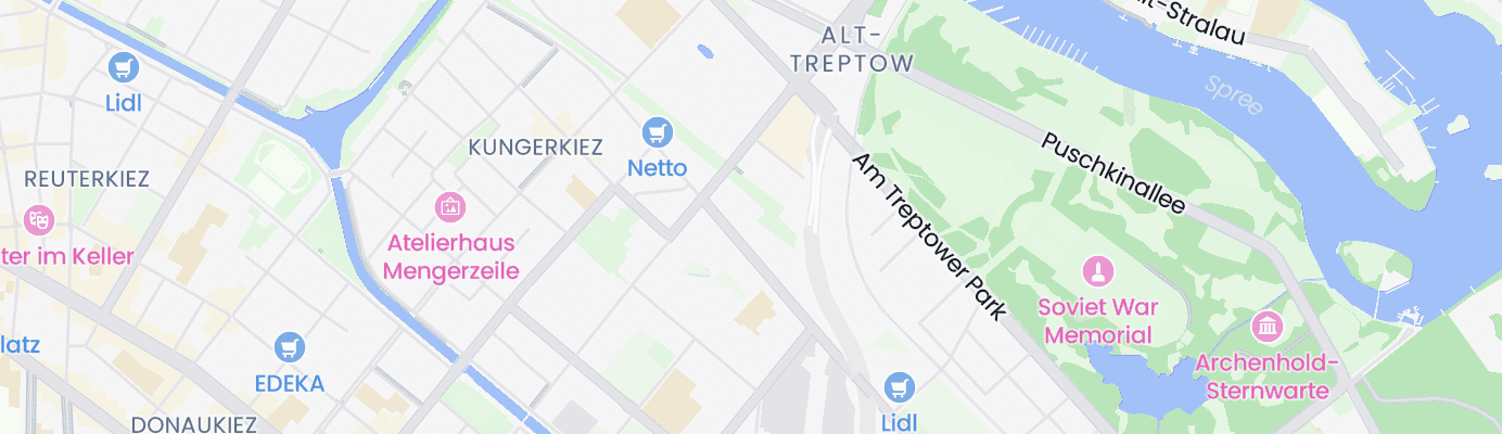 Karte mit dem ungefähren Standort