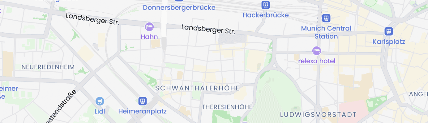 Karte mit dem ungefähren Standort