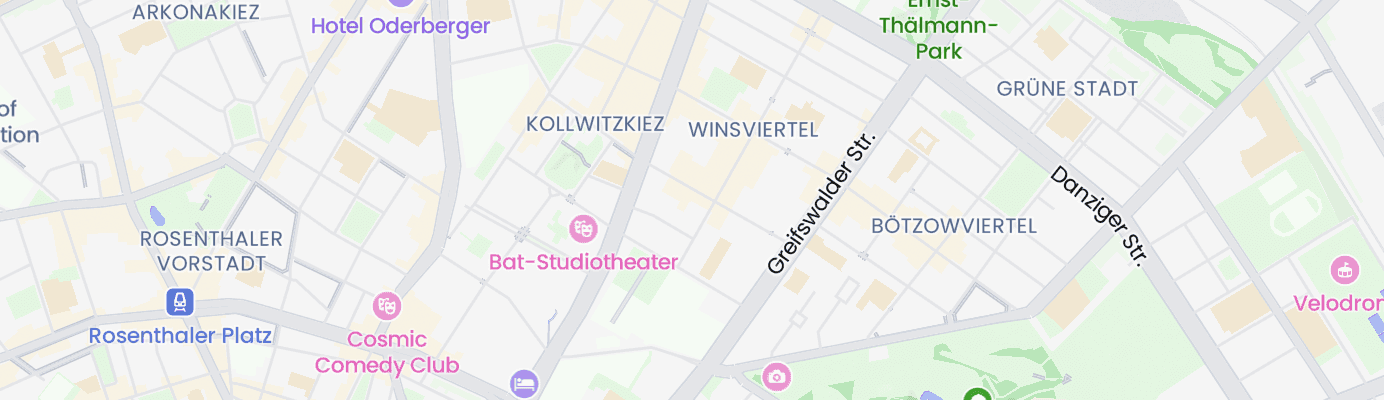 Karte mit dem ungefähren Standort