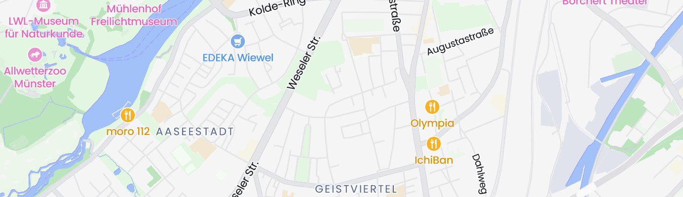 Karte mit dem ungefähren Standort