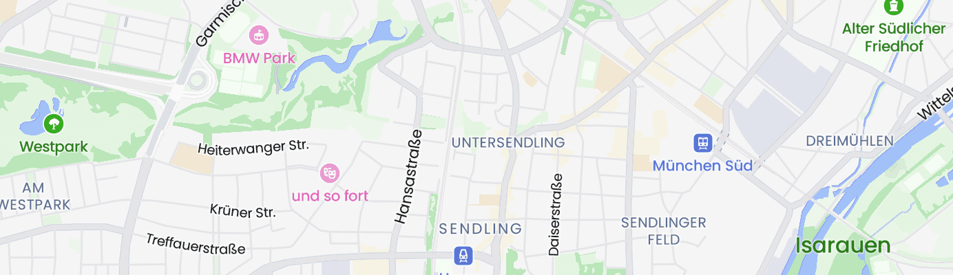Karte mit dem ungefähren Standort