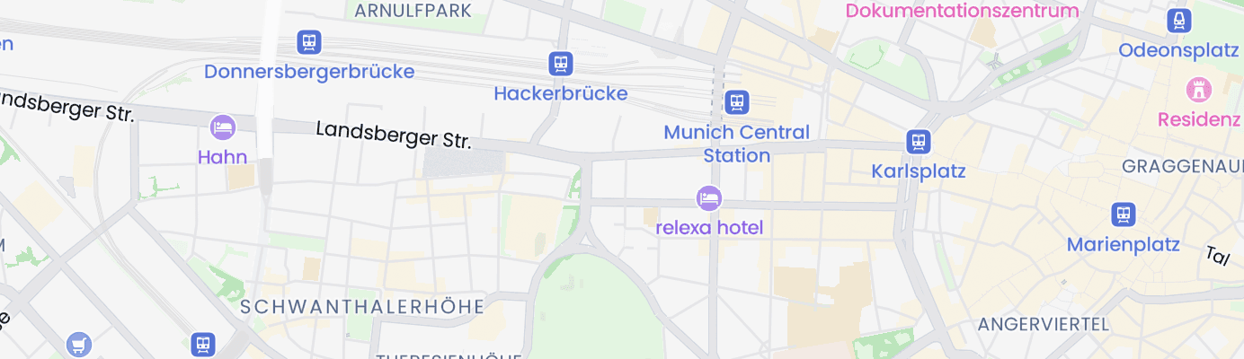 Karte mit dem ungefähren Standort