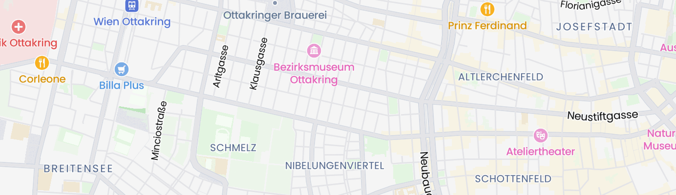 Karte mit dem ungefähren Standort