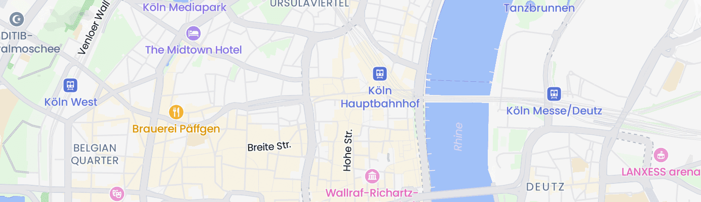 Karte mit dem ungefähren Standort