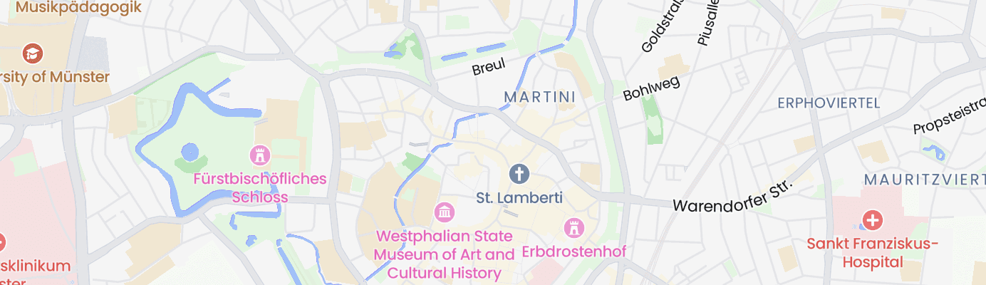 Karte mit dem ungefähren Standort