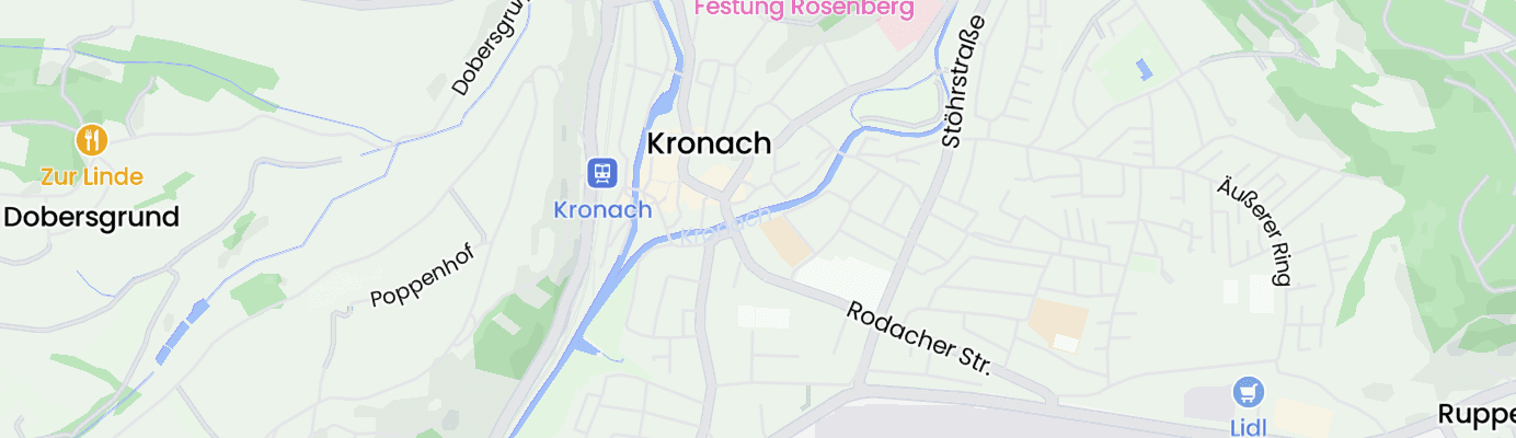 Karte mit dem ungefähren Standort