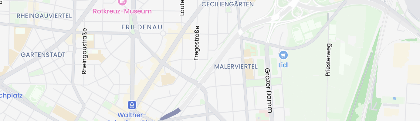 Karte mit dem ungefähren Standort