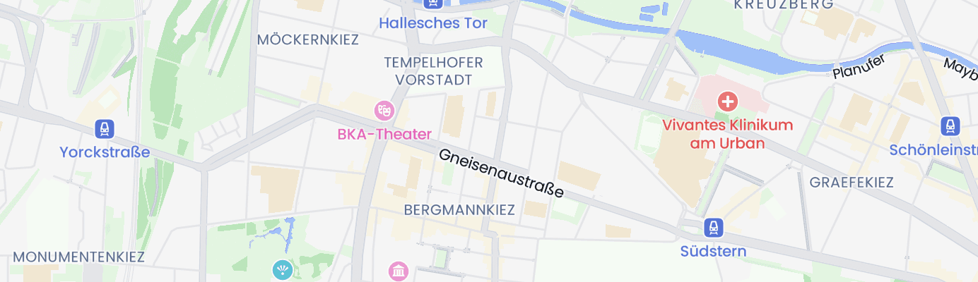 Karte mit dem ungefähren Standort