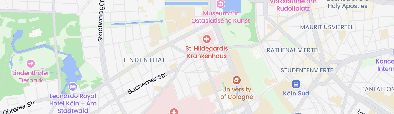 Karte mit dem ungefähren Standort