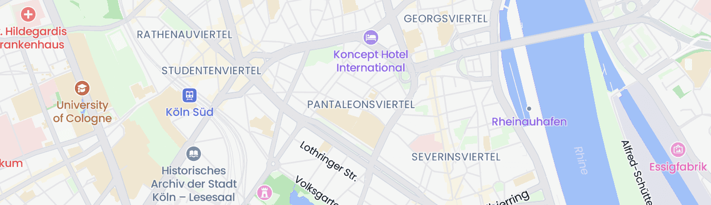 Map showing the approximate location
