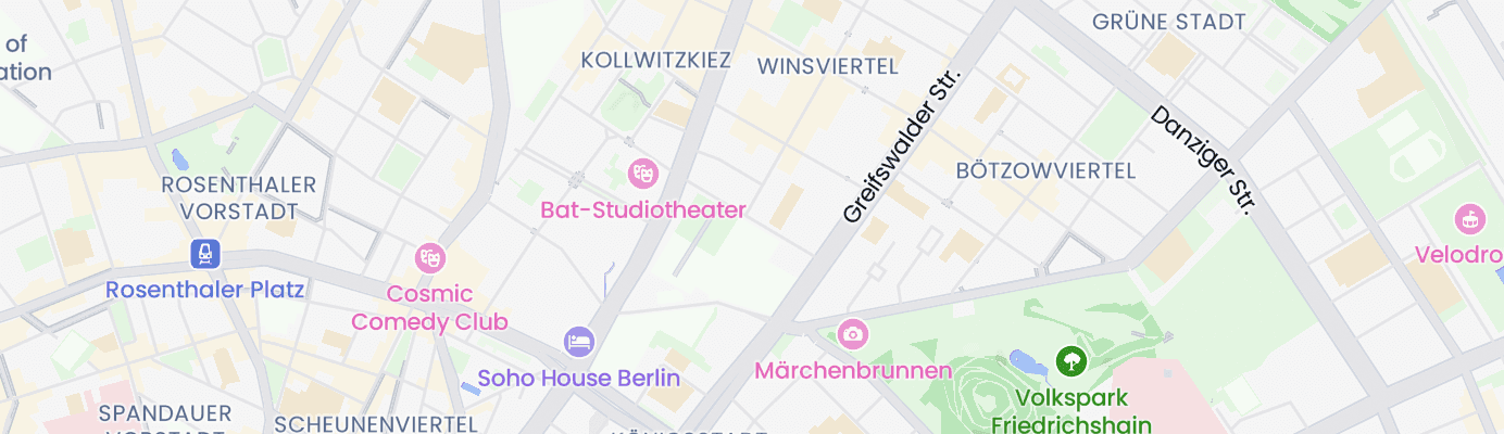 Karte mit dem ungefähren Standort