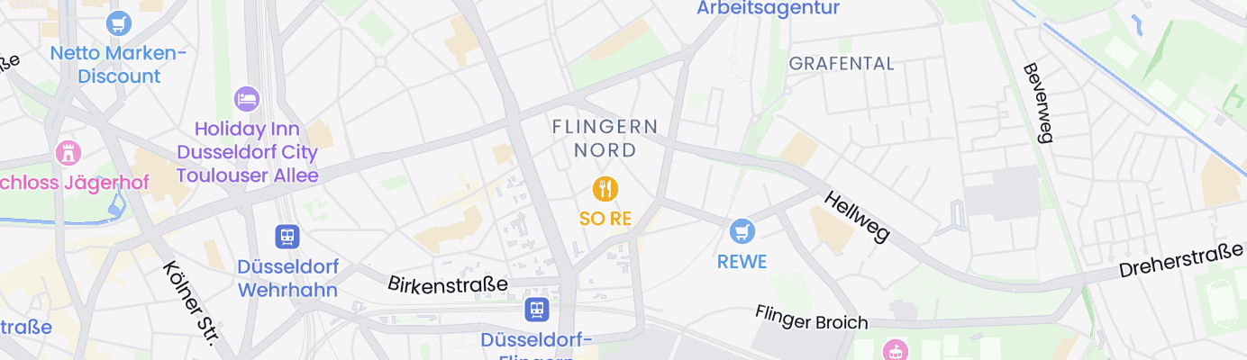 Karte mit dem ungefähren Standort