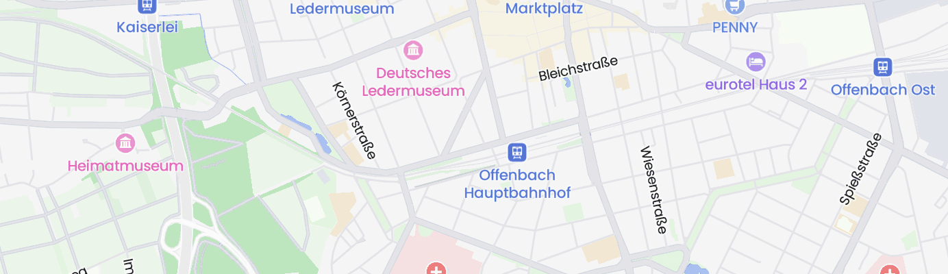 Karte mit dem ungefähren Standort