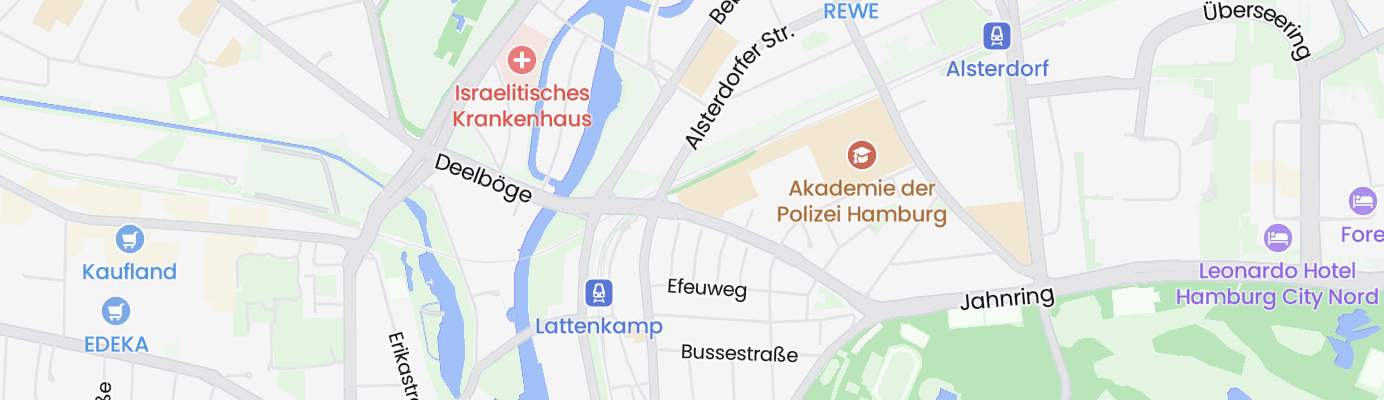 Karte mit dem ungefähren Standort