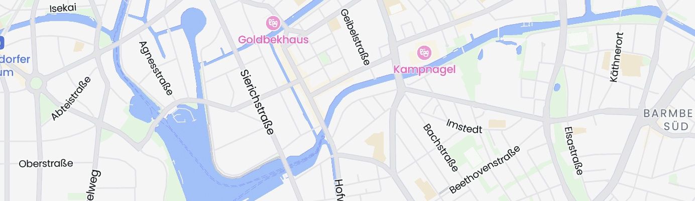 Karte mit dem ungefähren Standort