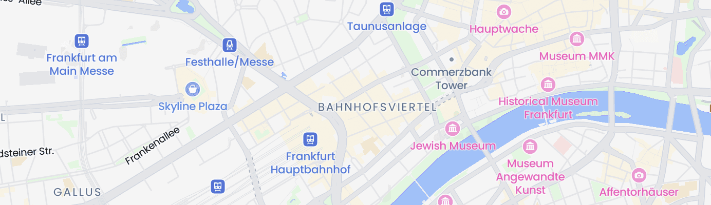 Karte mit dem ungefähren Standort