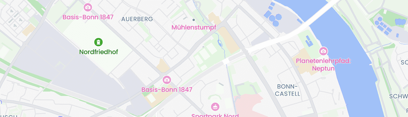 Map showing the approximate location