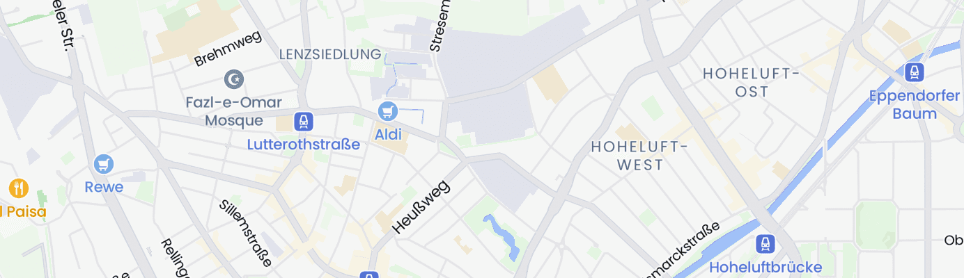 Karte mit dem ungefähren Standort