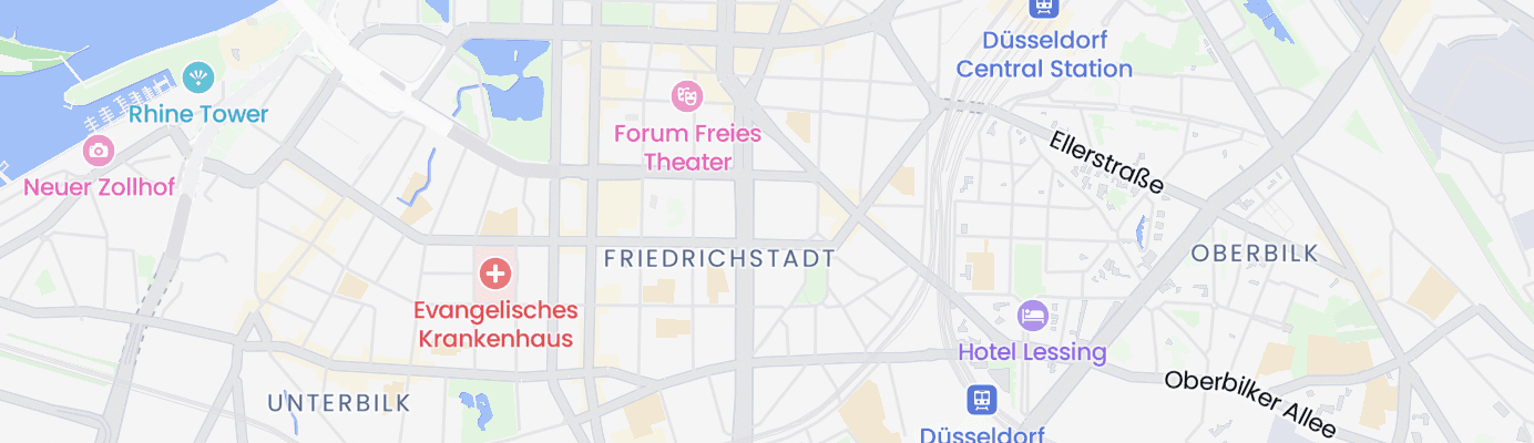 Karte mit dem ungefähren Standort