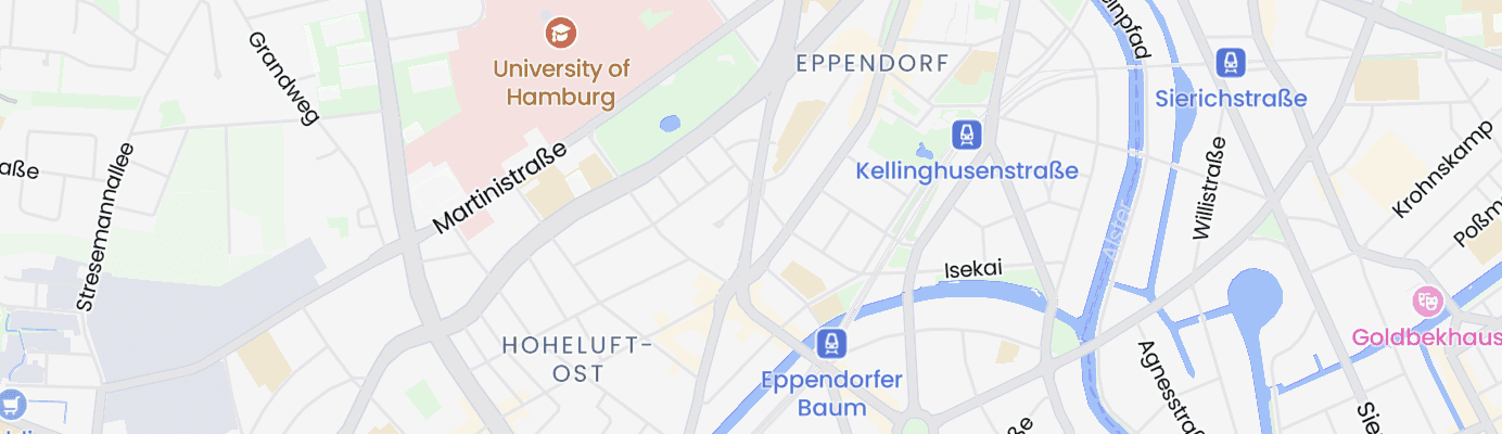 Karte mit dem ungefähren Standort