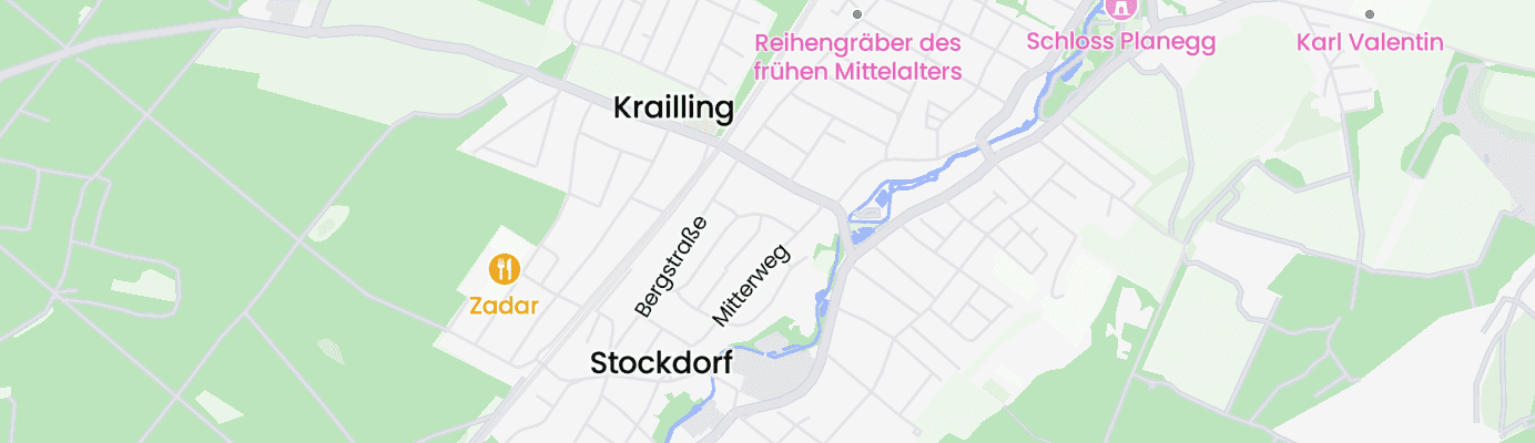 Karte mit dem ungefähren Standort