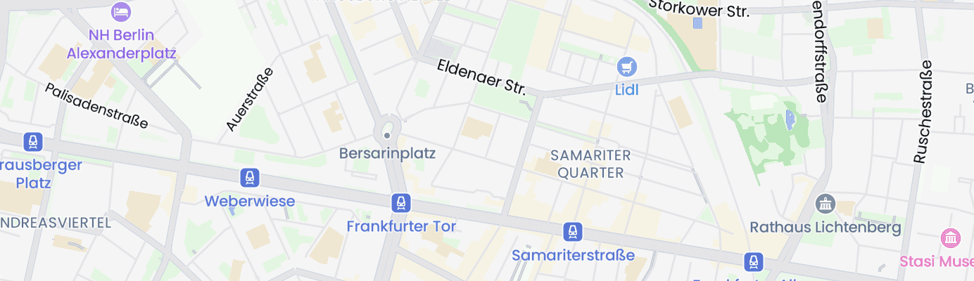 Karte mit dem ungefähren Standort
