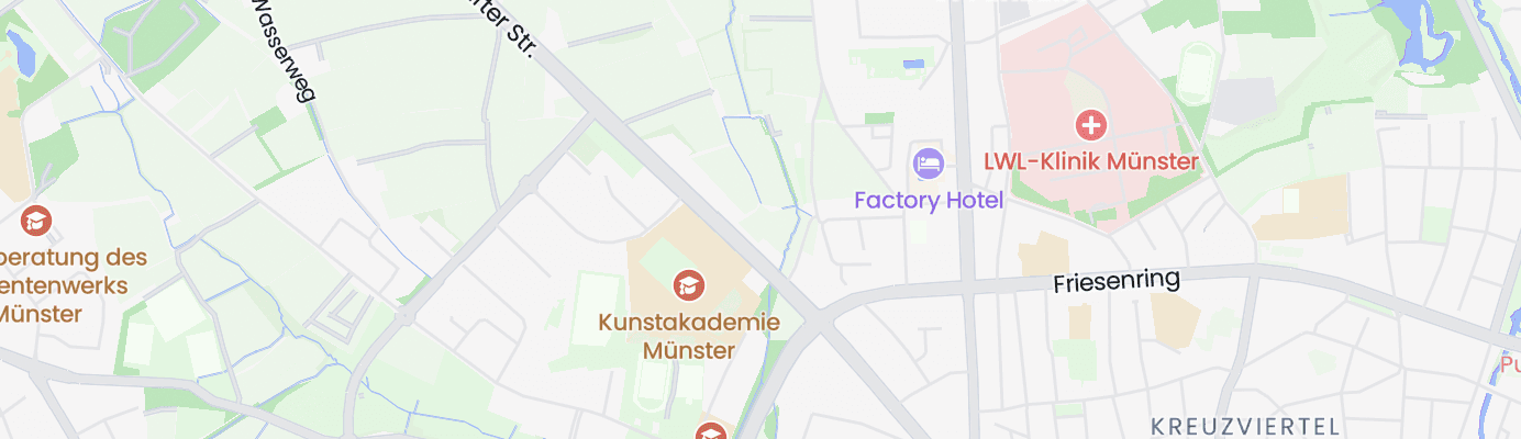 Karte mit dem ungefähren Standort