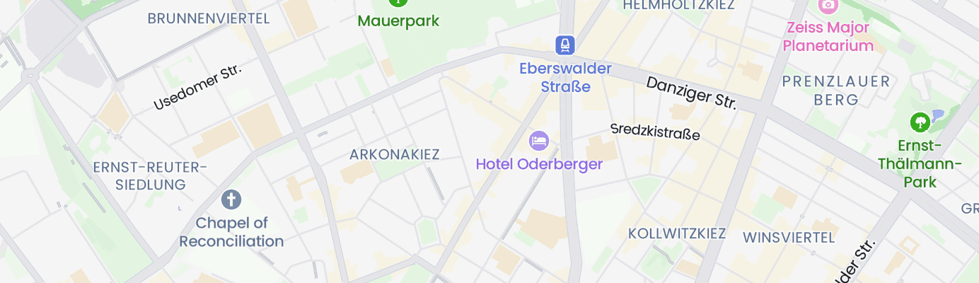 Karte mit dem ungefähren Standort