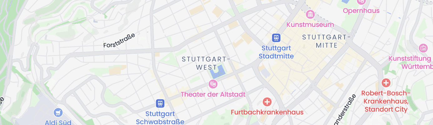 Karte mit dem ungefähren Standort