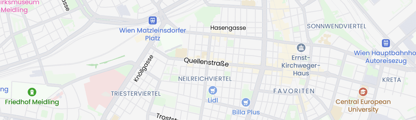 Karte mit dem ungefähren Standort