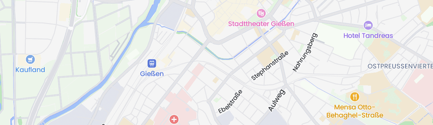 Karte mit dem ungefähren Standort