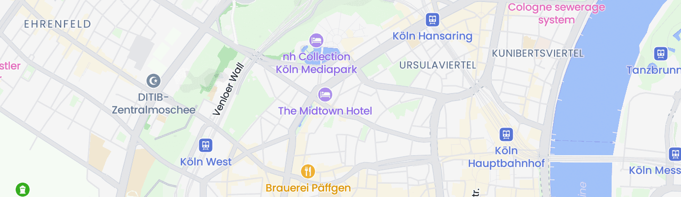 Karte mit dem ungefähren Standort