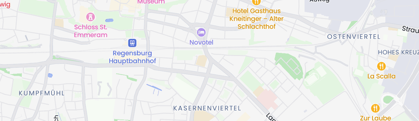Karte mit dem ungefähren Standort