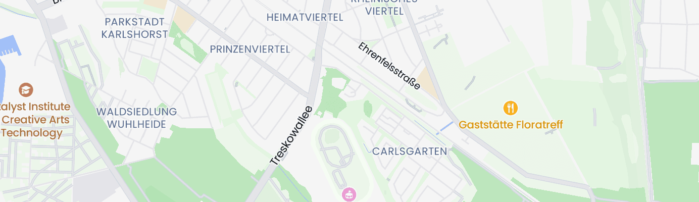 Karte mit dem ungefähren Standort