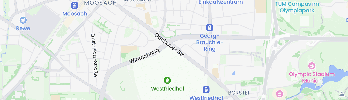Karte mit dem ungefähren Standort