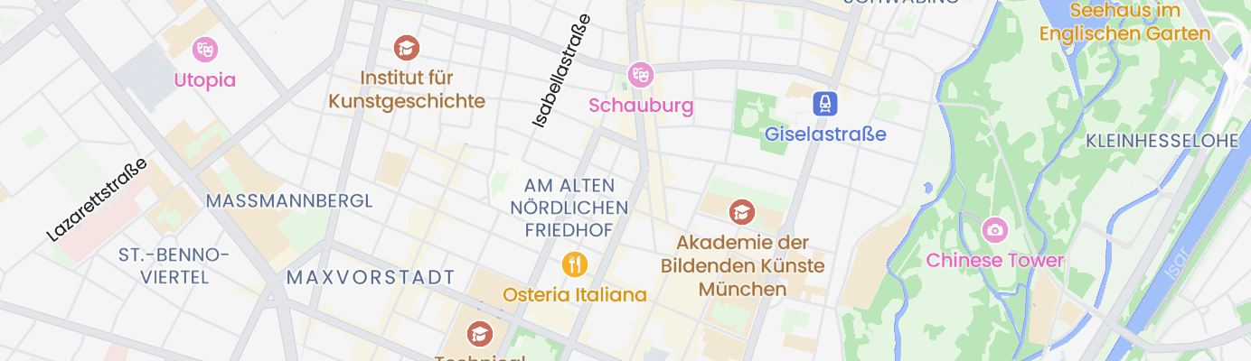 Karte mit dem ungefähren Standort