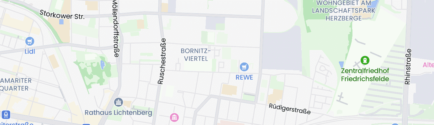 Karte mit dem ungefähren Standort